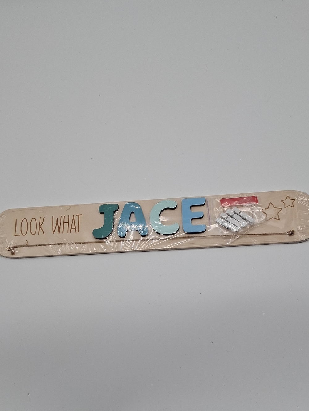 Look What Jace Made Wooden Sign